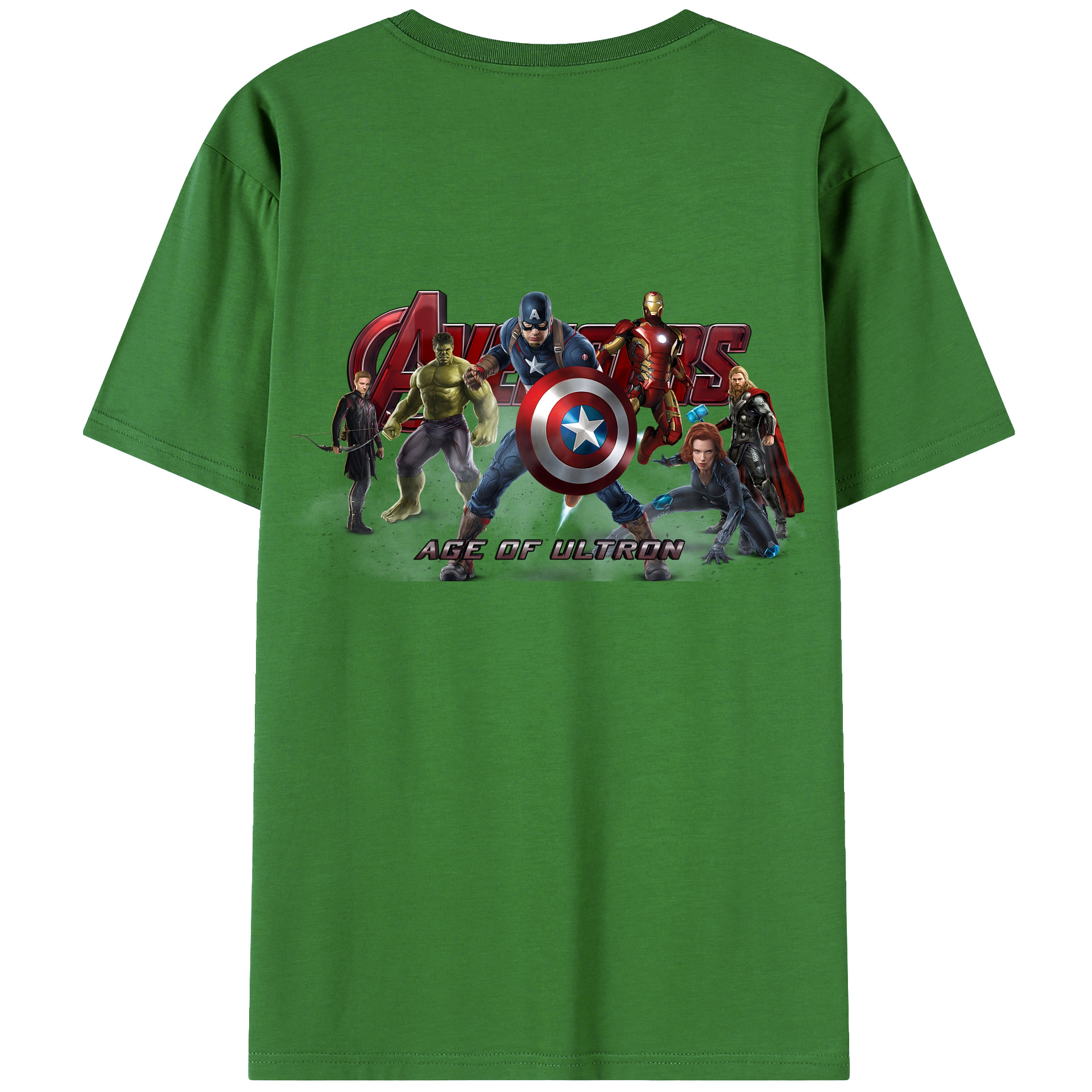（画像用） アベンジャーズ The Avengers レディース半袖Tシャツ(バックプリント)